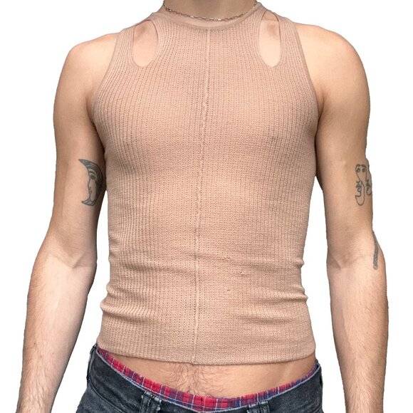 Dion Lee Natural Knit Tank Top - Picture 1 of 5